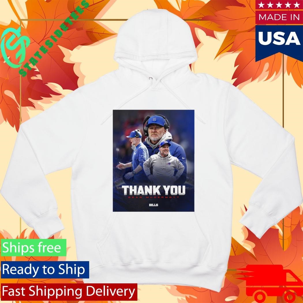 Bills Thank You Coach Sean McDermott Shirt Unisex , , , Long Sleeve Tee