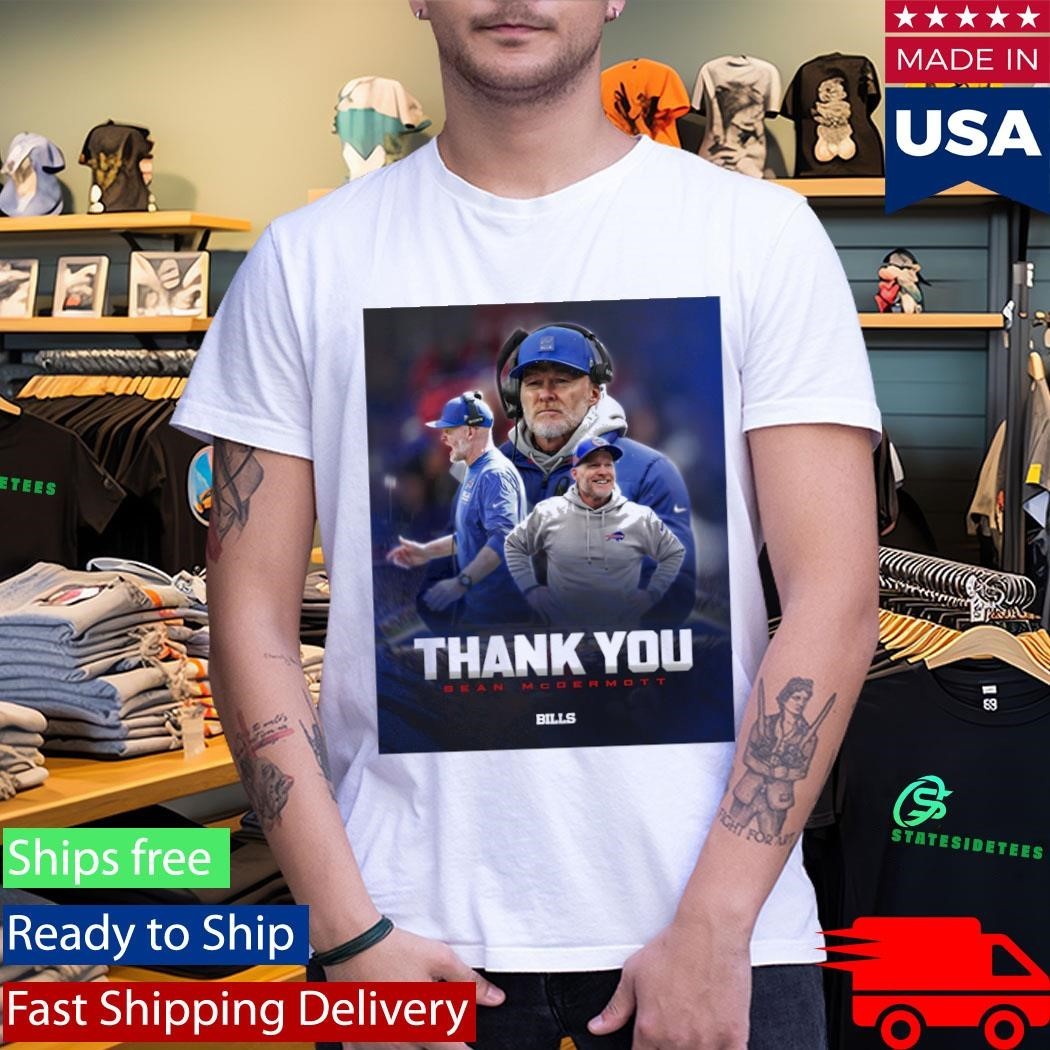 Bills Thank You Coach Sean McDermott Shirt Unisex , , , Long Sleeve Tee
