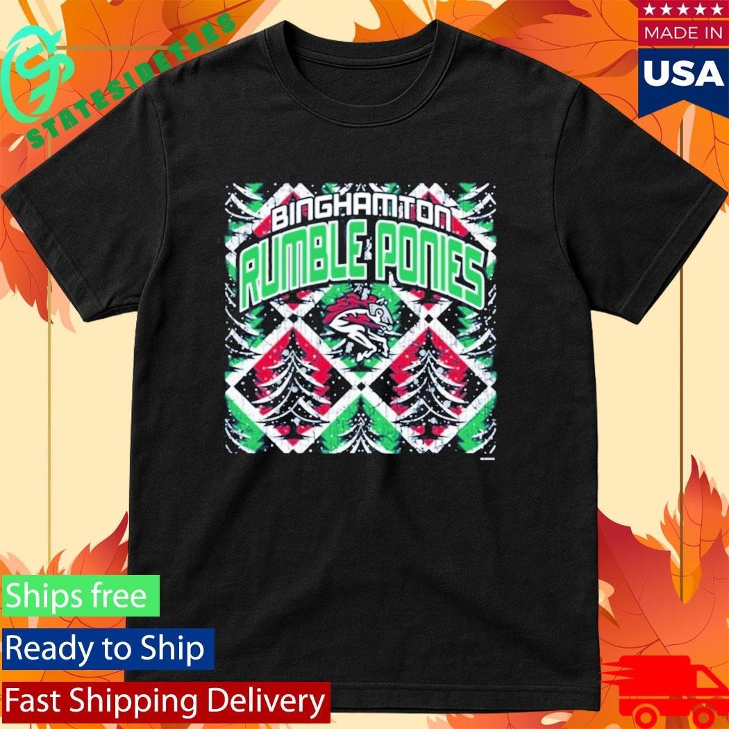 Binghamton Rumble Ponies Christmas 2025 Shirt Unisex , , , Long Sleeve Tee