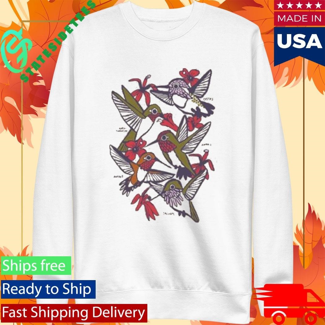 Bird Collective Hummingbirds Shirt Unisex , , , Long Sleeve Tee