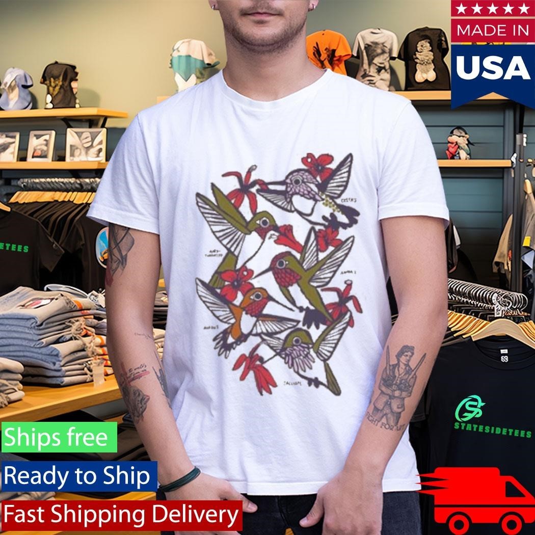 Bird Collective Hummingbirds Shirt Unisex , , , Long Sleeve Tee