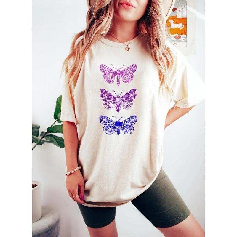 Bisexual Butterflies Subtle Bisexual Shirt Bisexual Discreet Bisexual Bi Pride Bisexual Pride Subtle Bi Pride Queer T-Shirts