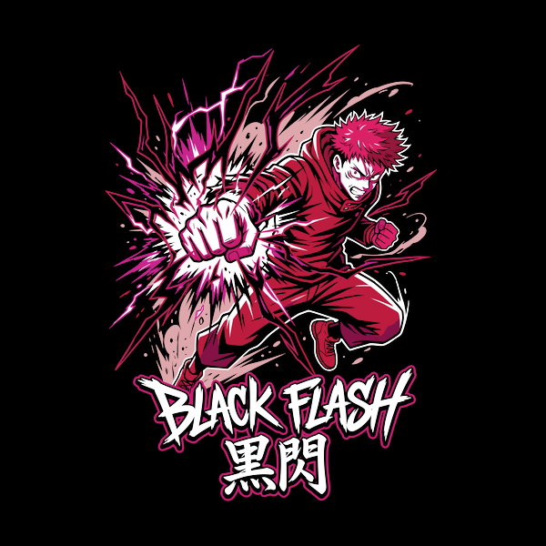 Black Flash Cursed Energy Strike