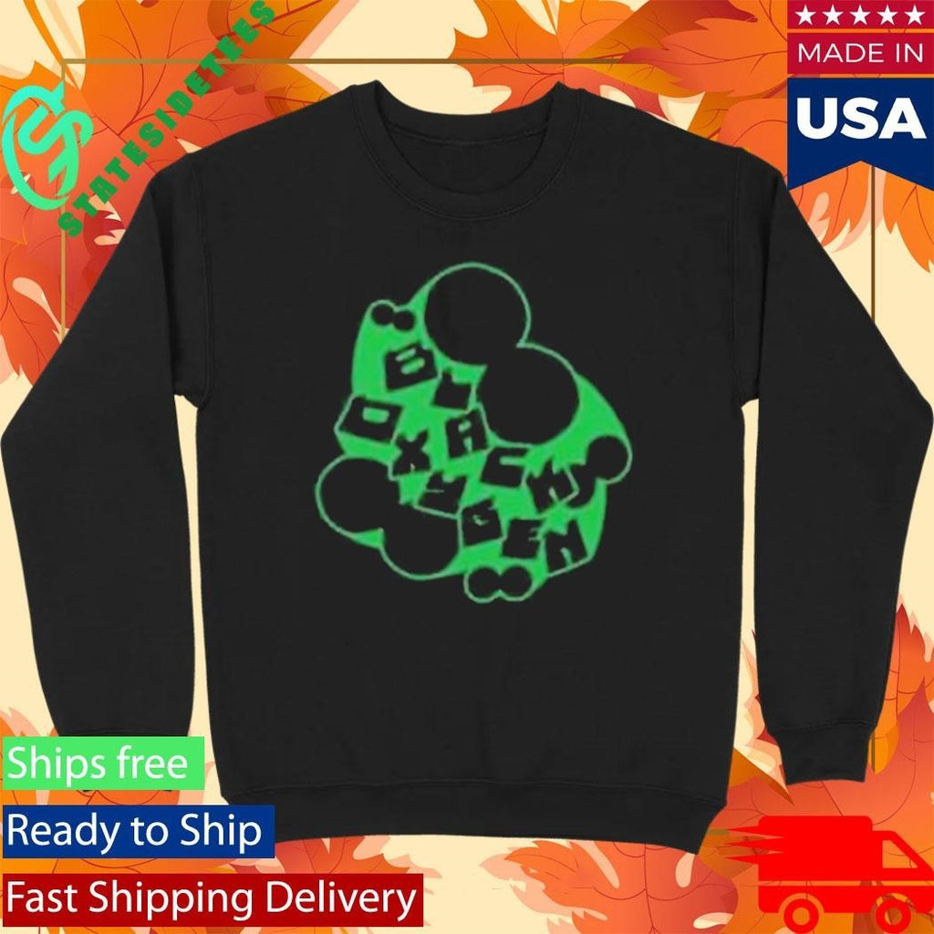 Black Oxygen Bloxy Green Shirt Unisex , , , Long Sleeve Tee