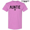 Black Simple Auntie Gildan Short Sleeve 'NLB' T-Shirts