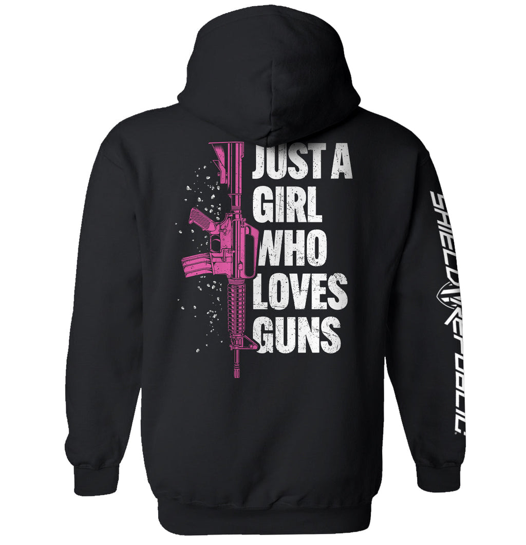 Just Girl Who Loves Guns T-Shirts
