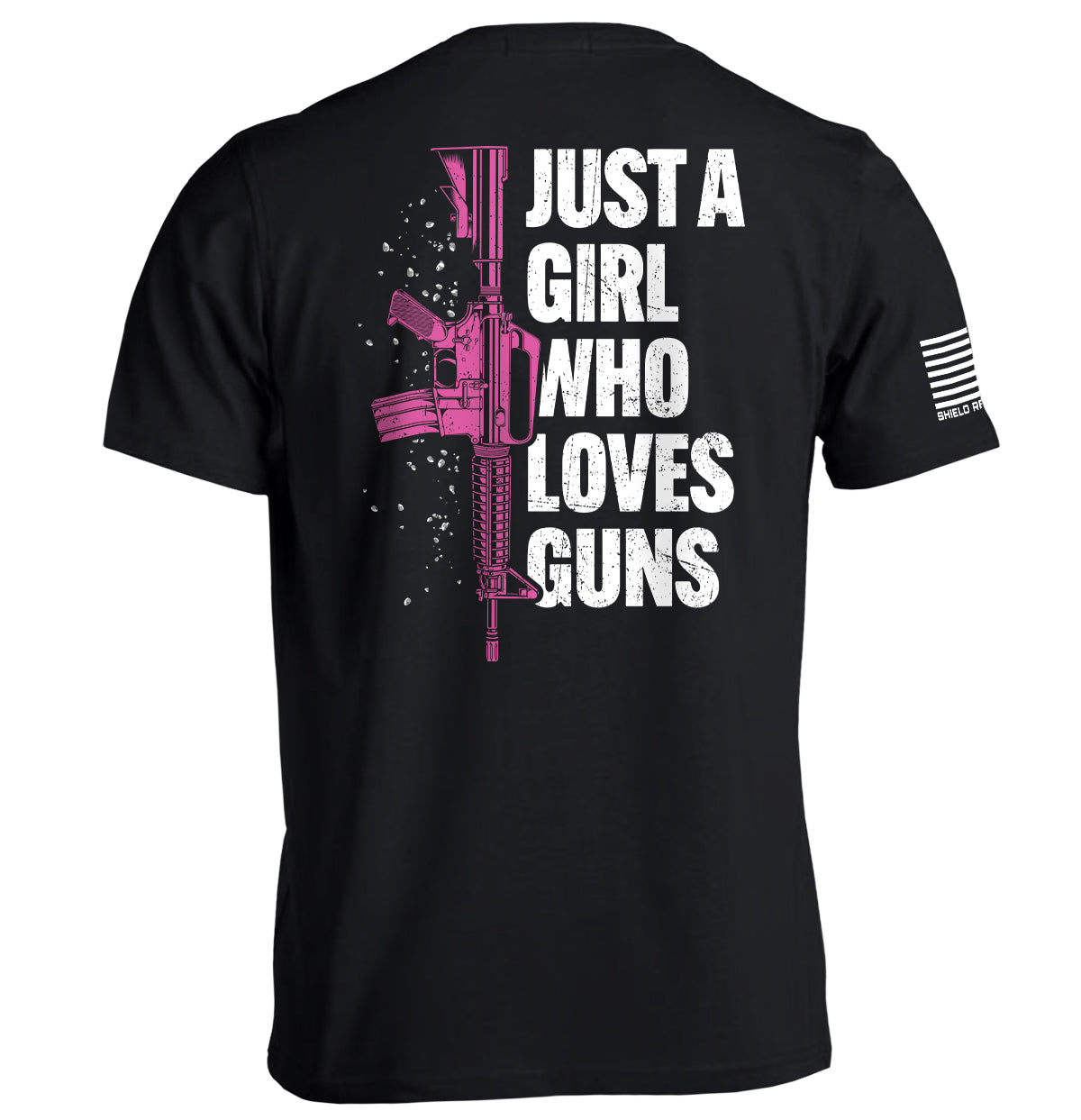 Just Girl Who Loves Guns T-Shirts