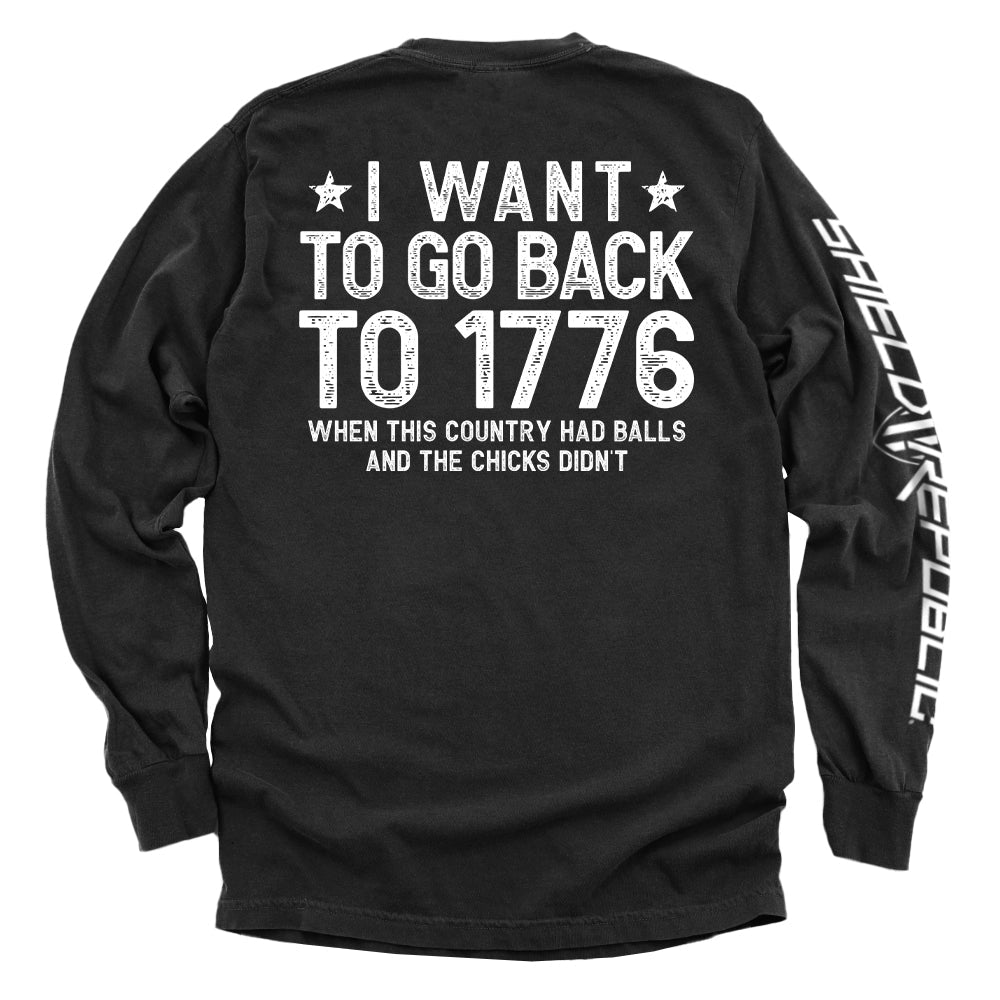 I Want Go Back 1776 T-Shirts
