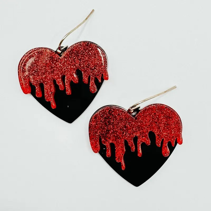 Bleeding Hearts Earrings T-Shirts