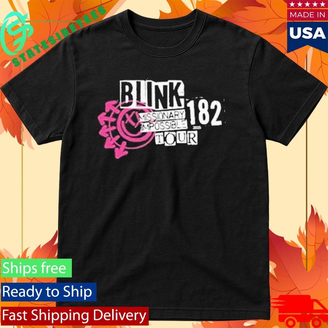 Blink 182 Missionary Impossible Tour Shirt Unisex , , , Long Sleeve Tee