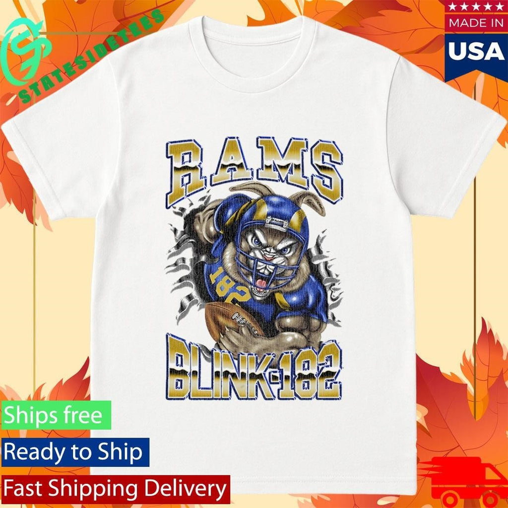 Blink-182 X La Rams Touchdown Shirt Unisex , , , Long Sleeve Tee