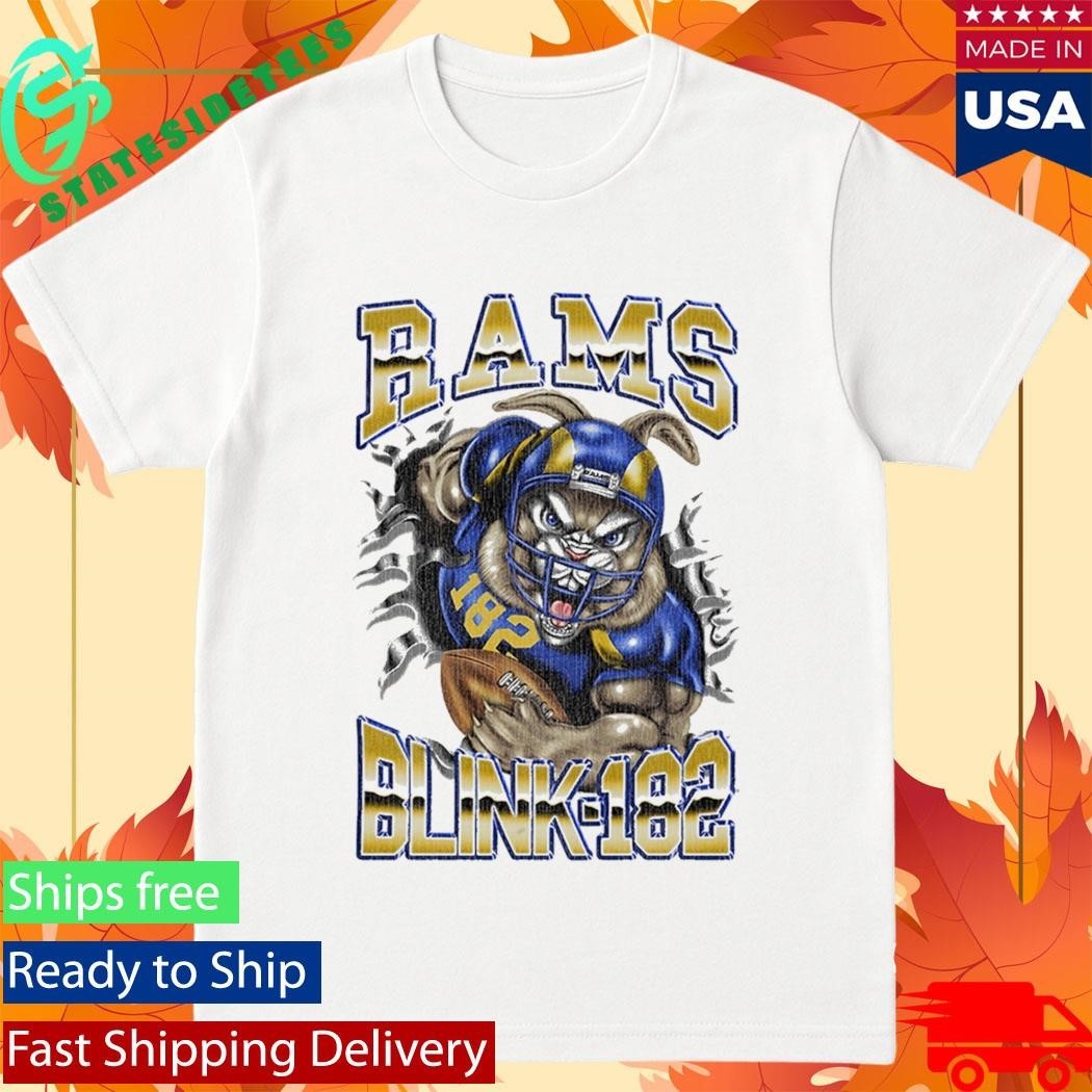 Blink-182 X La Rams Touchdown Shirt Unisex , , , Long Sleeve Tee