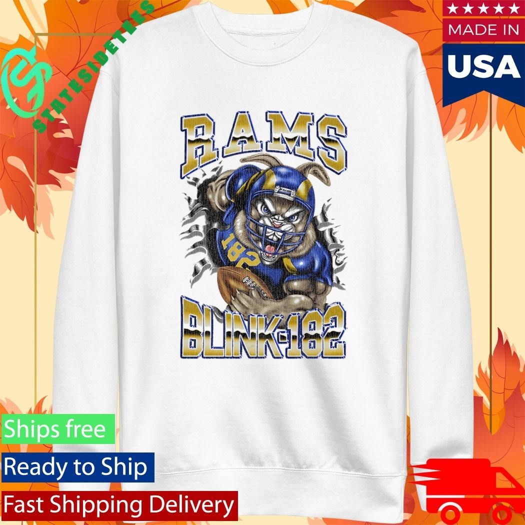 Blink-182 X La Rams Touchdown Shirt Unisex , , , Long Sleeve Tee