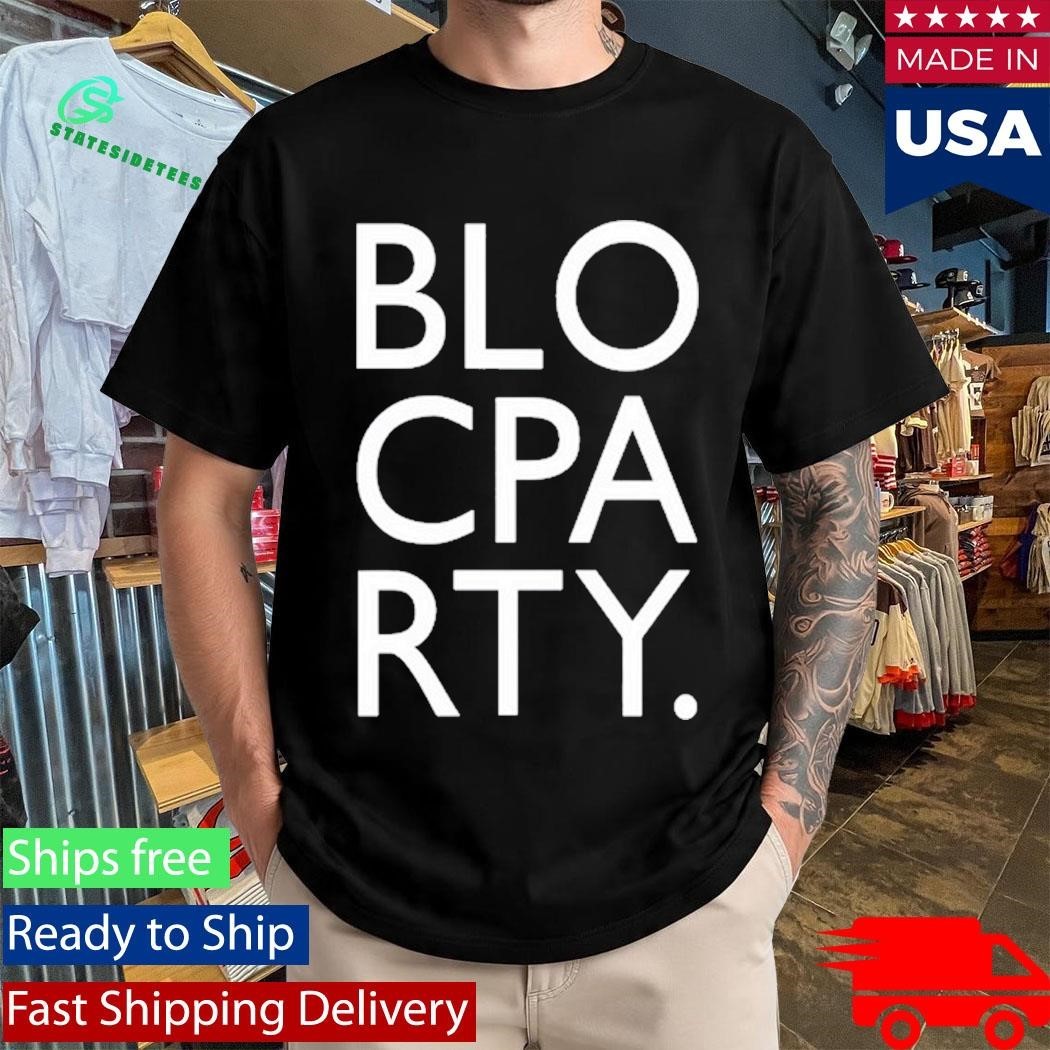 Bloc Party Logo Infill Shirt Unisex , , , Long Sleeve Tee