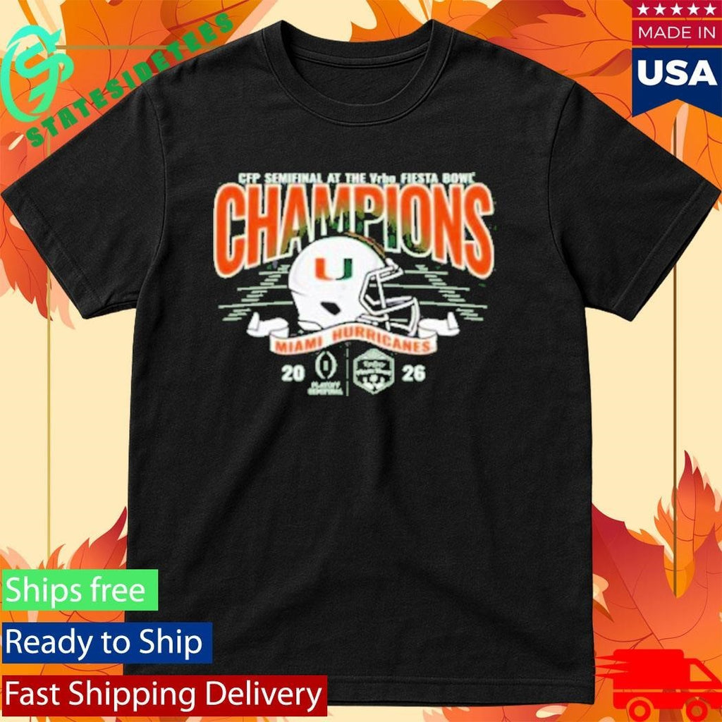 Blue 84 Miami 2026 Vrbo Fiesta Bowl Champions Unisex , , , Long Sleeve Tee
