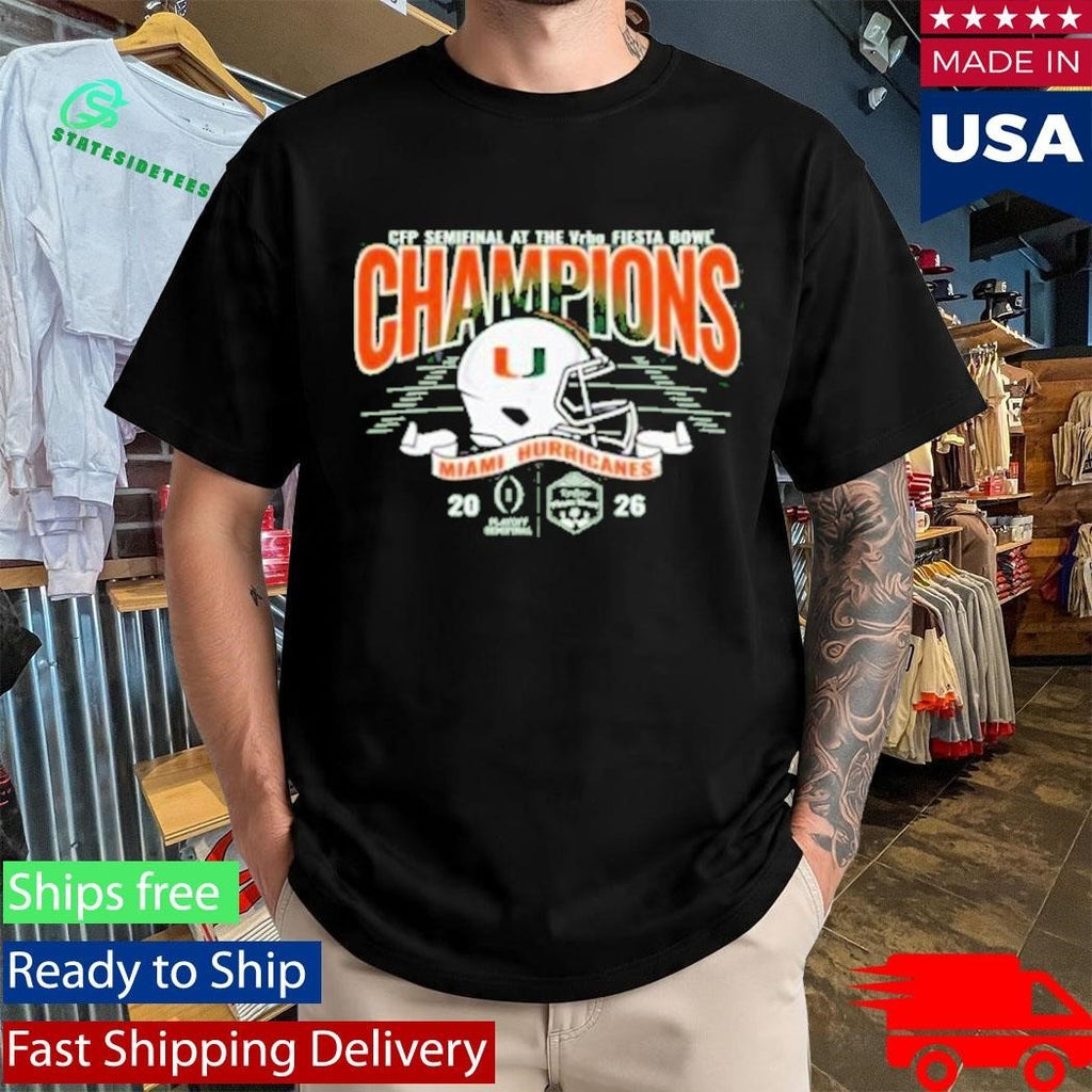 Blue 84 Miami 2026 Vrbo Fiesta Bowl Champions Unisex , , , Long Sleeve Tee
