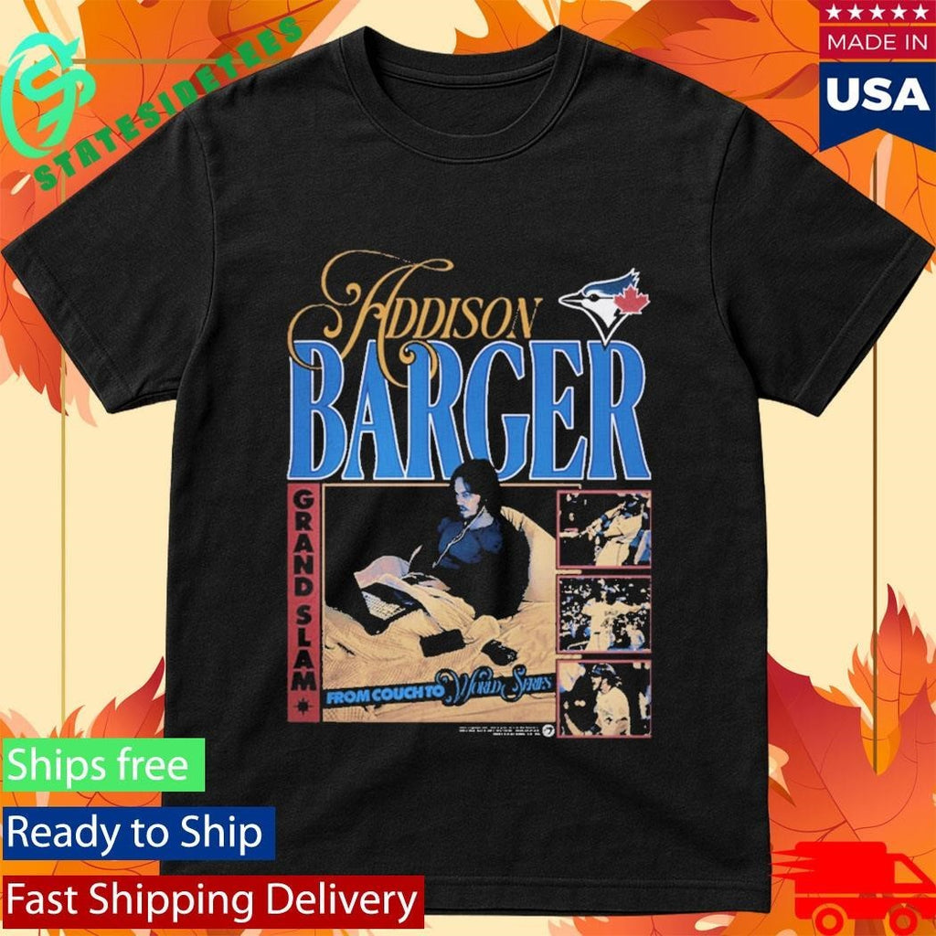 Blue Jays Addison Barger Couch Shirt Unisex , , , Long Sleeve Tee