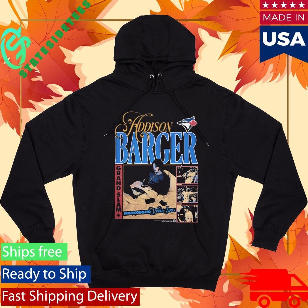 Blue Jays Addison Barger Couch Shirt Unisex , , , Long Sleeve Tee