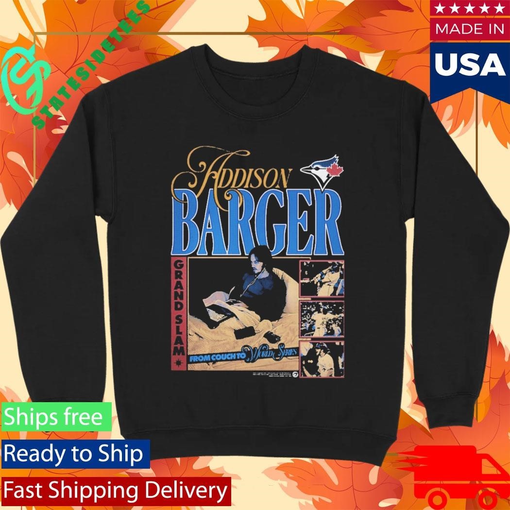 Blue Jays Addison Barger Couch Shirt Unisex , , , Long Sleeve Tee