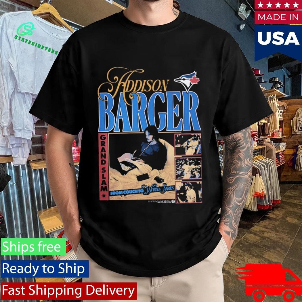 Blue Jays Addison Barger Couch Shirt Unisex , , , Long Sleeve Tee