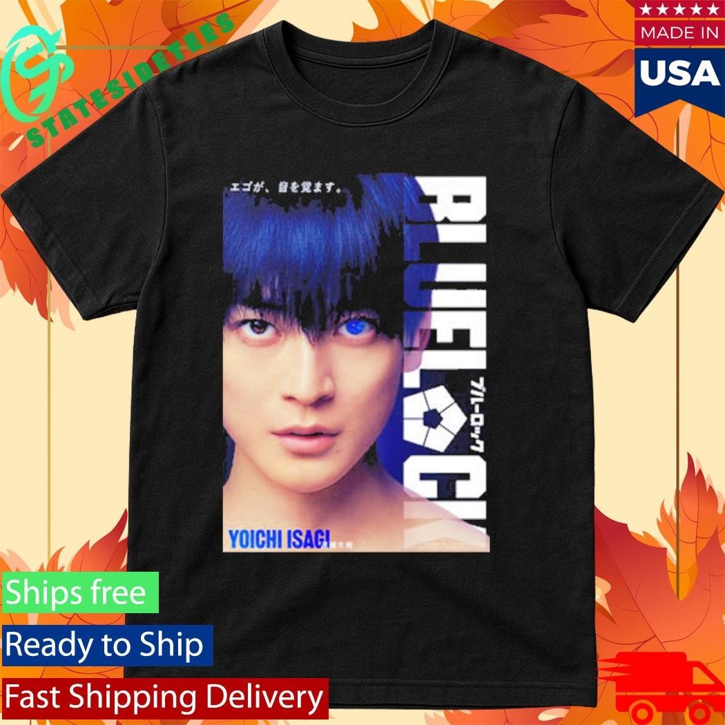 Blue Lock Live Action Main Character Yoichi Isagi Shirt Unisex , , , Long Sleeve Tee