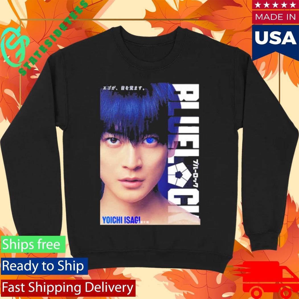 Blue Lock Live Action Main Character Yoichi Isagi Shirt Unisex , , , Long Sleeve Tee