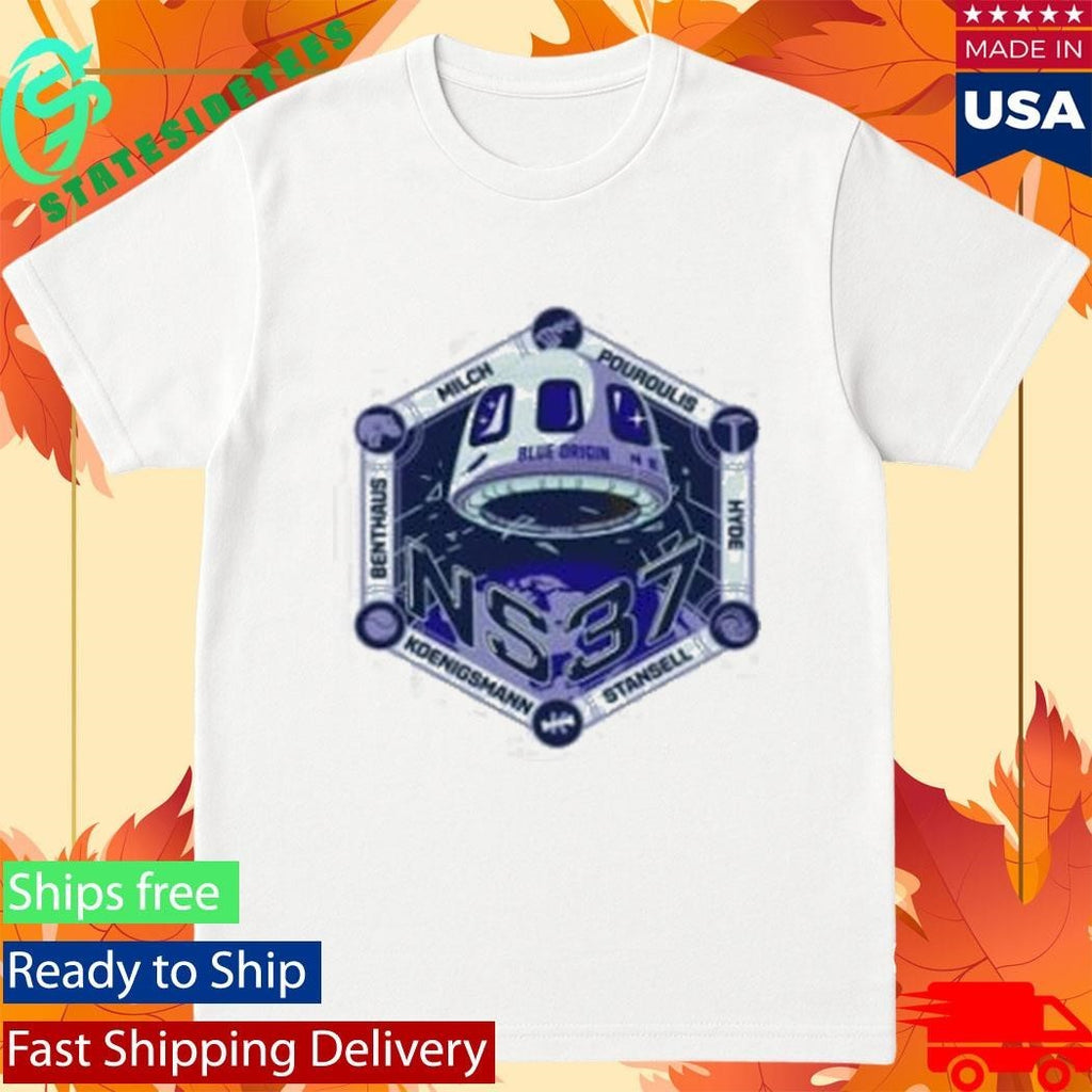 Blue Origin Ns-37 Mission Shirt Unisex , , , Long Sleeve Tee