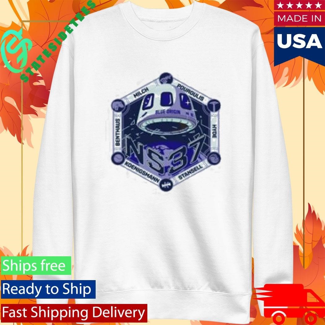 Blue Origin Ns-37 Mission Shirt Unisex , , , Long Sleeve Tee