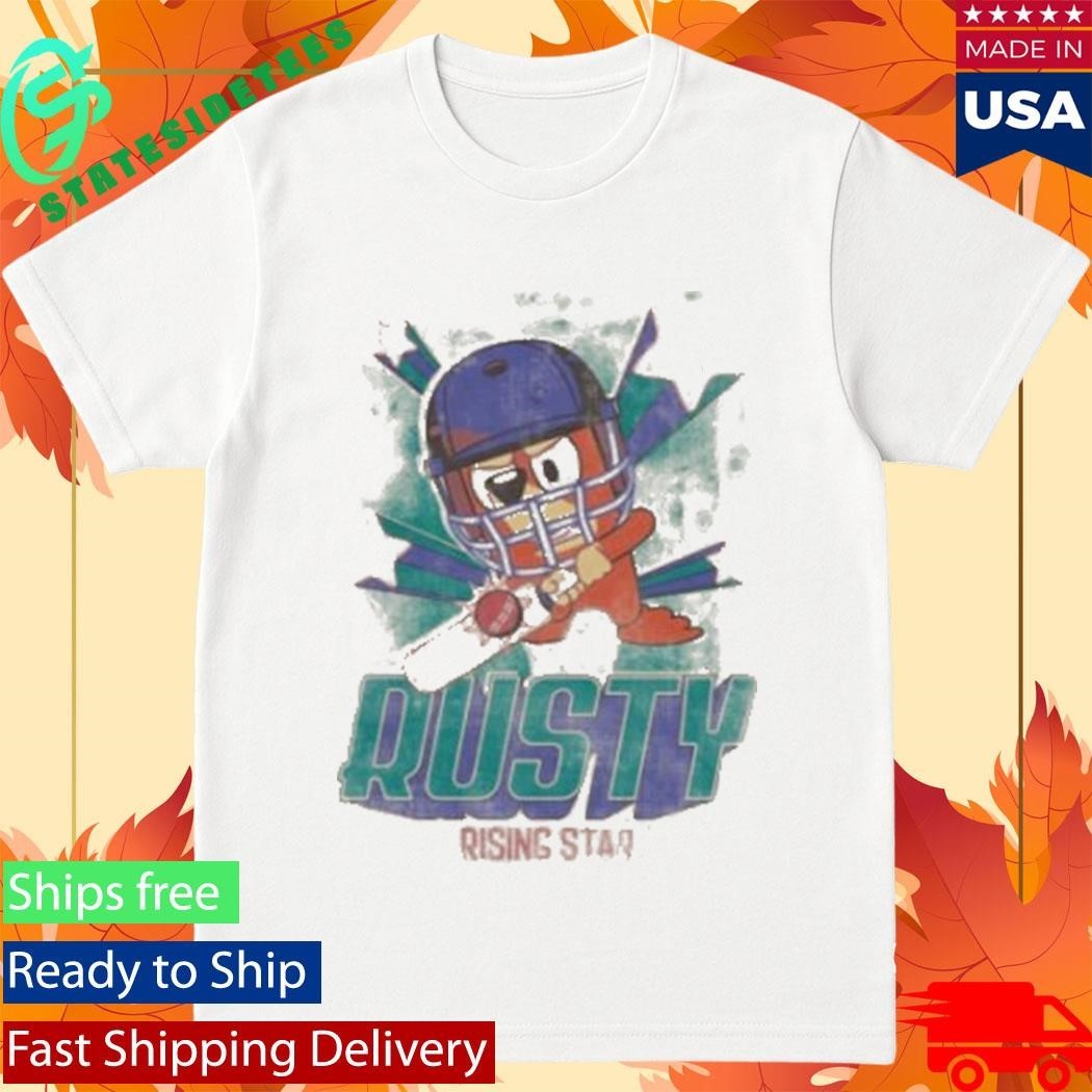 Bluey Adults Rusty Rising Star Unisex , , , Long Sleeve Tee