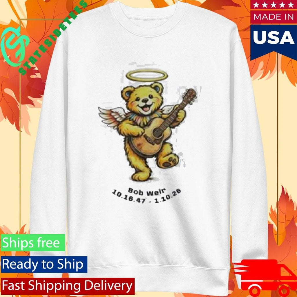 Bob Weir Rip 1947-2026 Tribute Tee Iconic Grateful Dead Memorial Unisex , , , Long Sleeve Tee