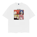 Bocchi Rock! "Band Members" Vintage Anime 100% Cotton Original Top Casual Streetwear Tropical Round Neck T-Shirts