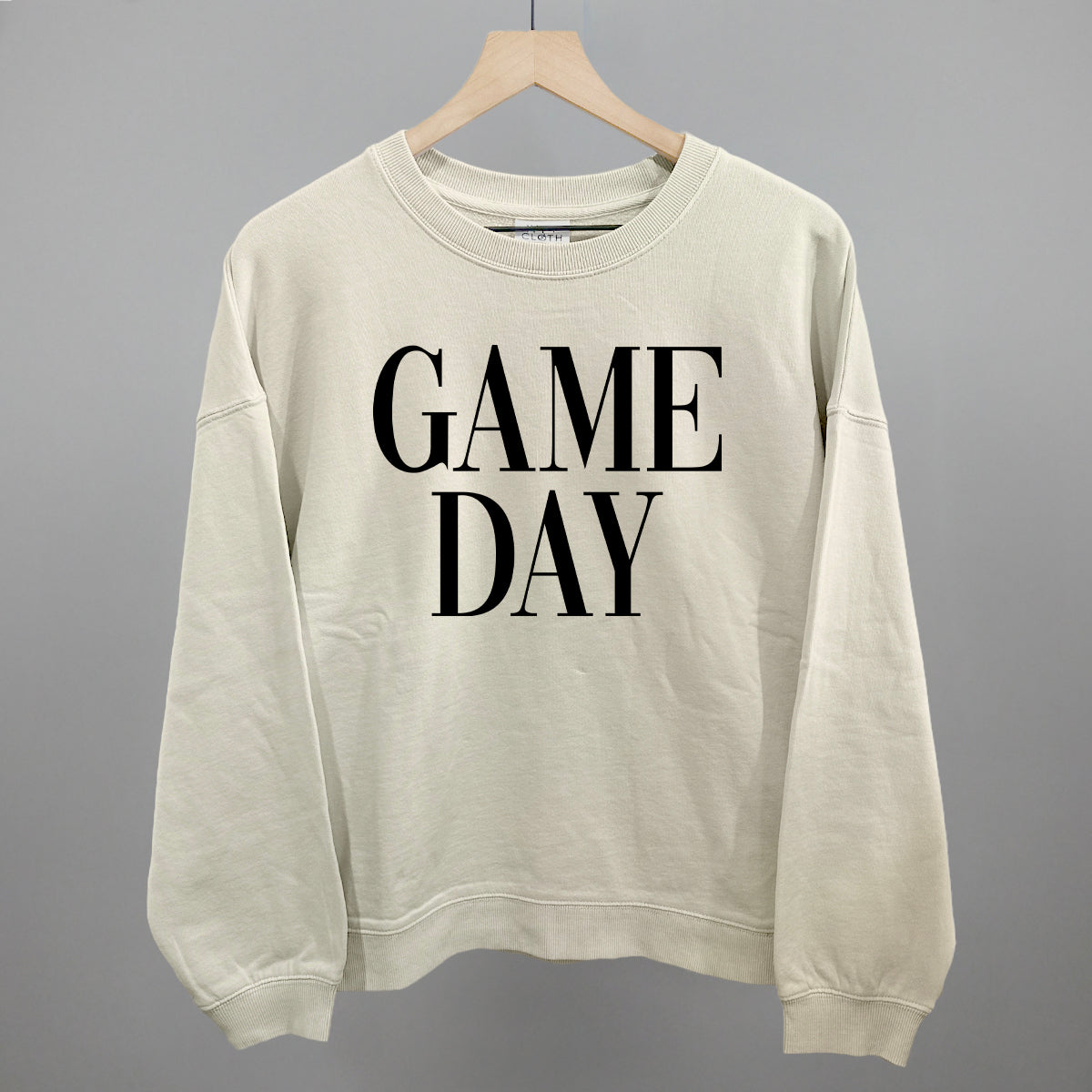 Game Day Black Serif T-Shirts