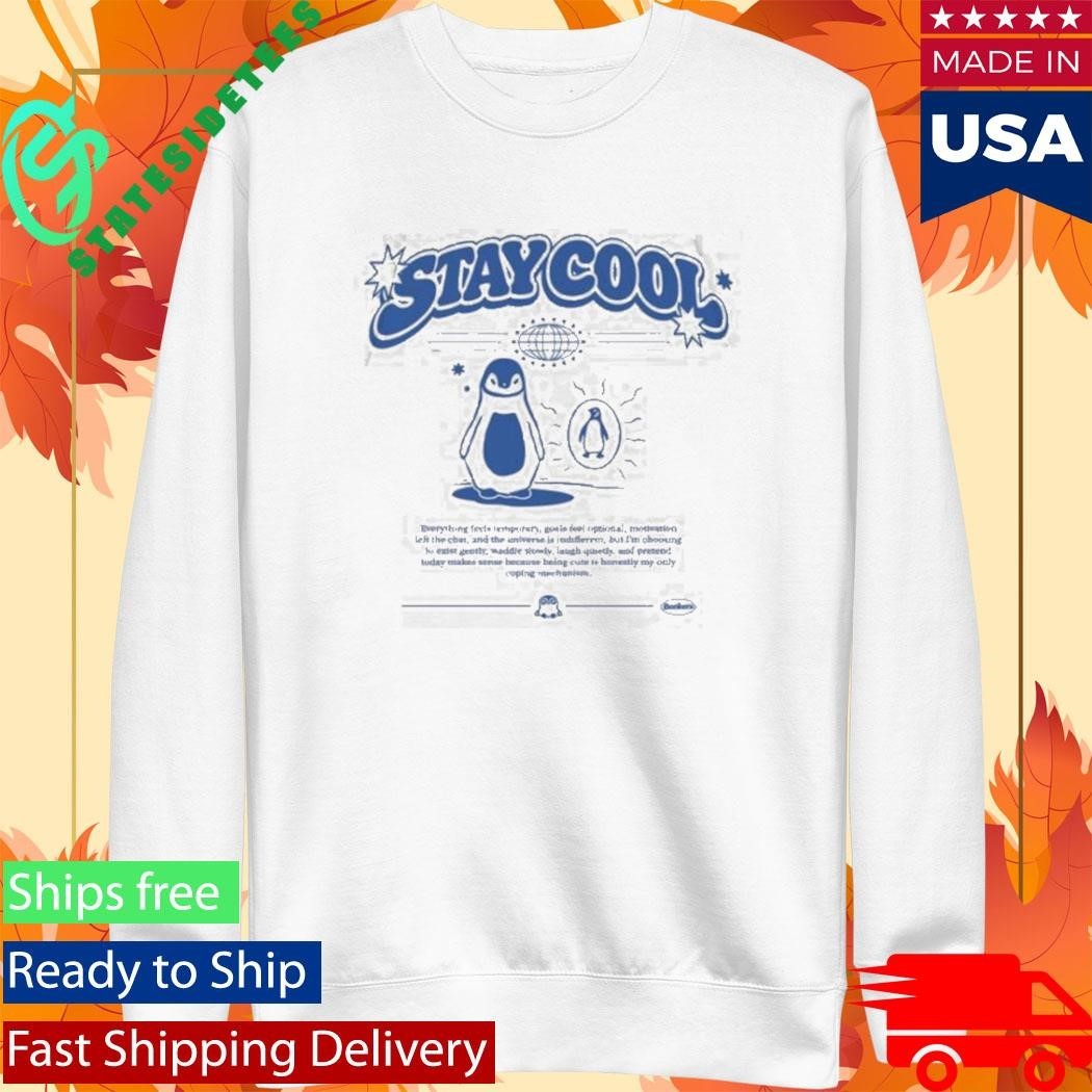 Bonkers Corner Stay Cool Penguin Unisex , , , Long Sleeve Tee