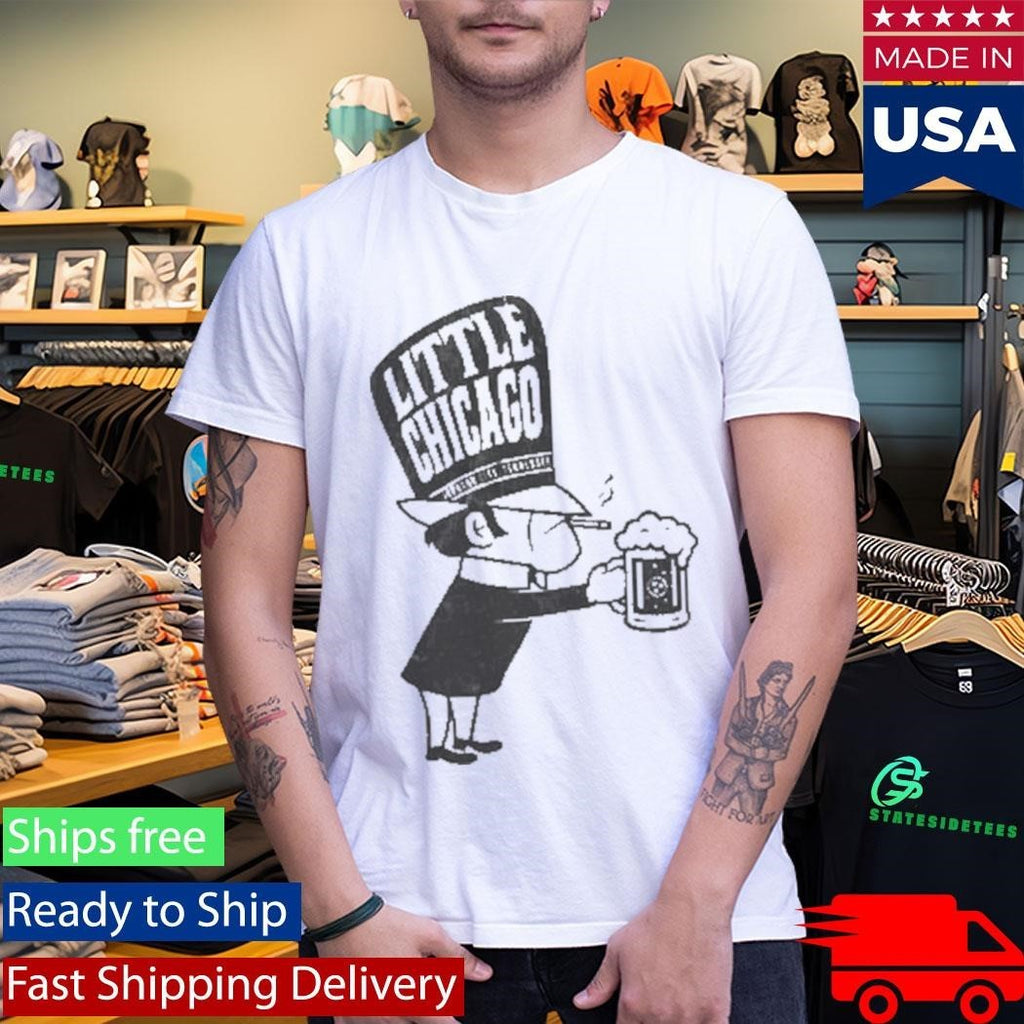Boomtown And Co Little Chicago Mugsy Shirt Unisex , , , Long Sleeve Tee
