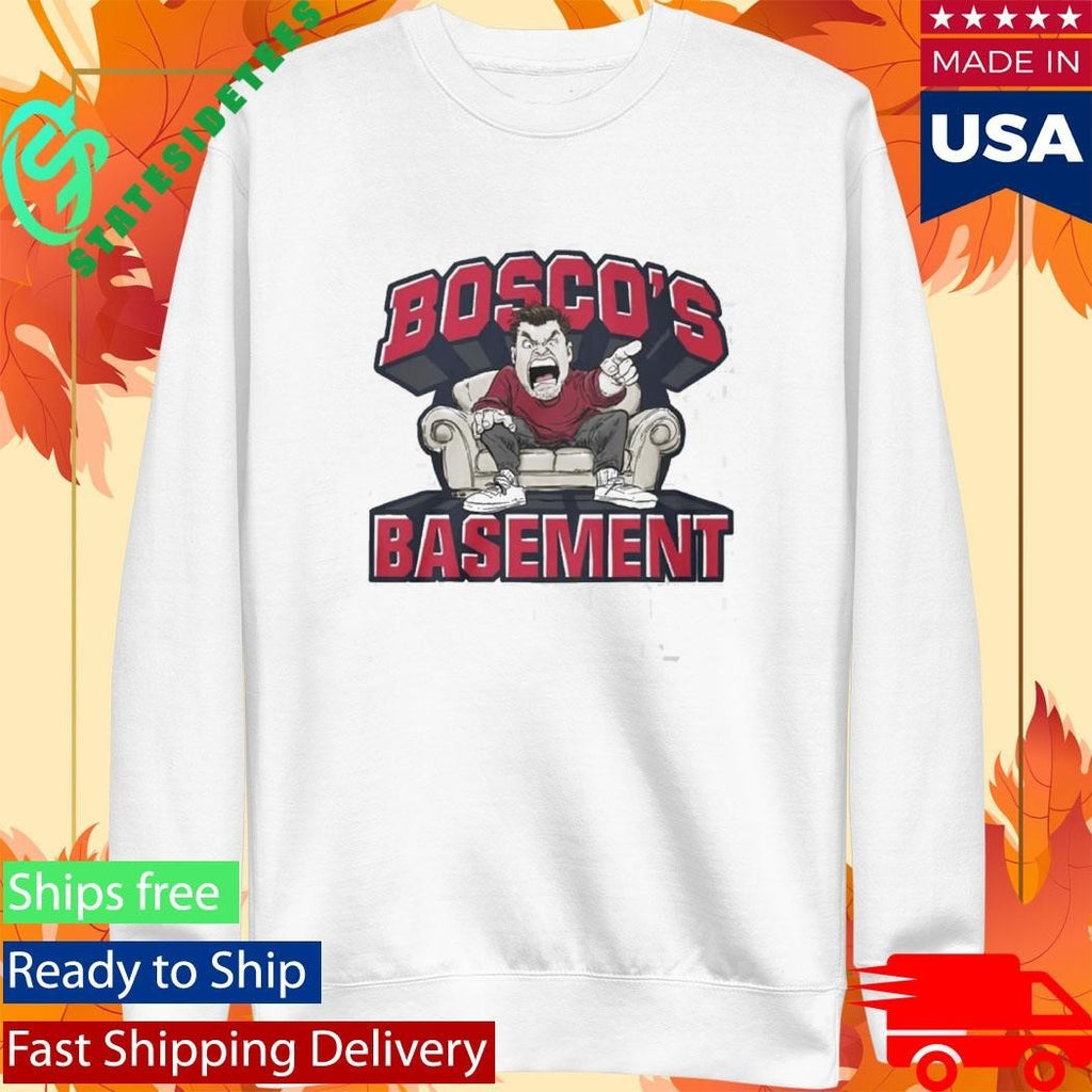 Bosco’s Basement Shirt Unisex , , , Long Sleeve Tee