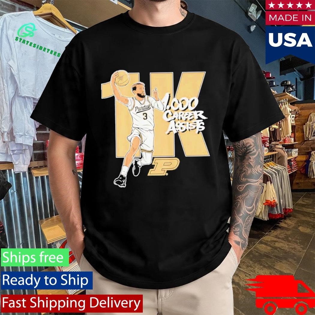 Braden Smith Purdue Boilermakers Basketball 1000 Assists Shirt Unisex , , , Long Sleeve Tee