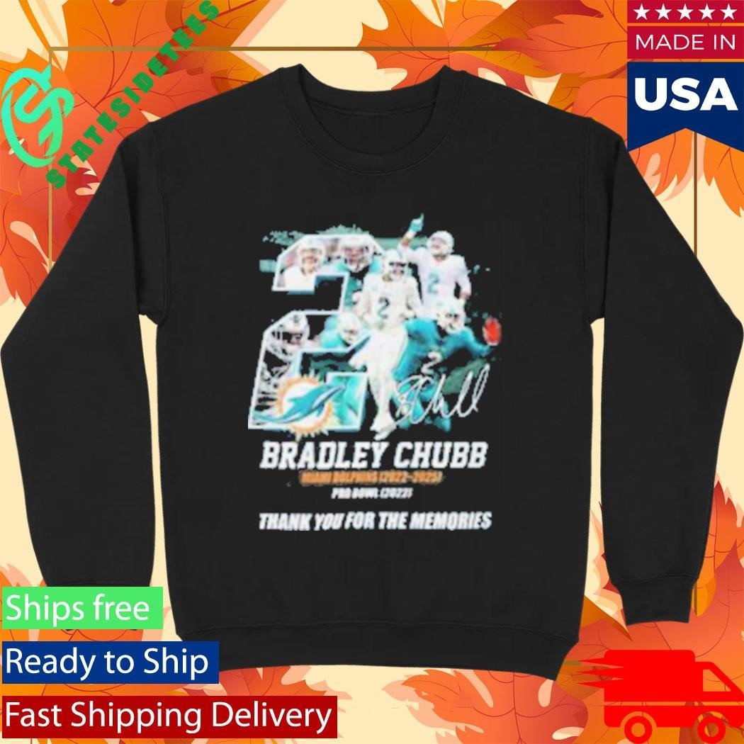 Bradley Chubb Miami Dolphins 2022 2025 Thank You For The Memories Shirt Unisex , , , Long Sleeve Tee