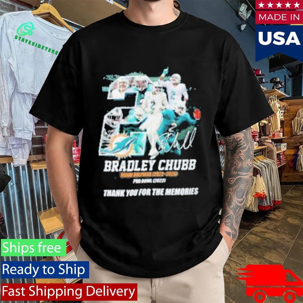 Bradley Chubb Miami Dolphins 2022 2025 Thank You For The Memories Shirt Unisex , , , Long Sleeve Tee