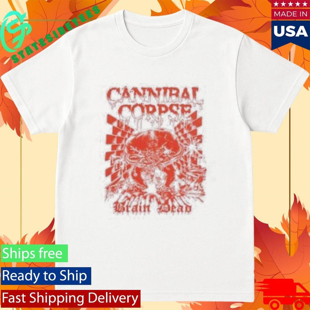 Brain Dead X Cannibal Corpse Splatter Brain Unisex , , , Long Sleeve Tee