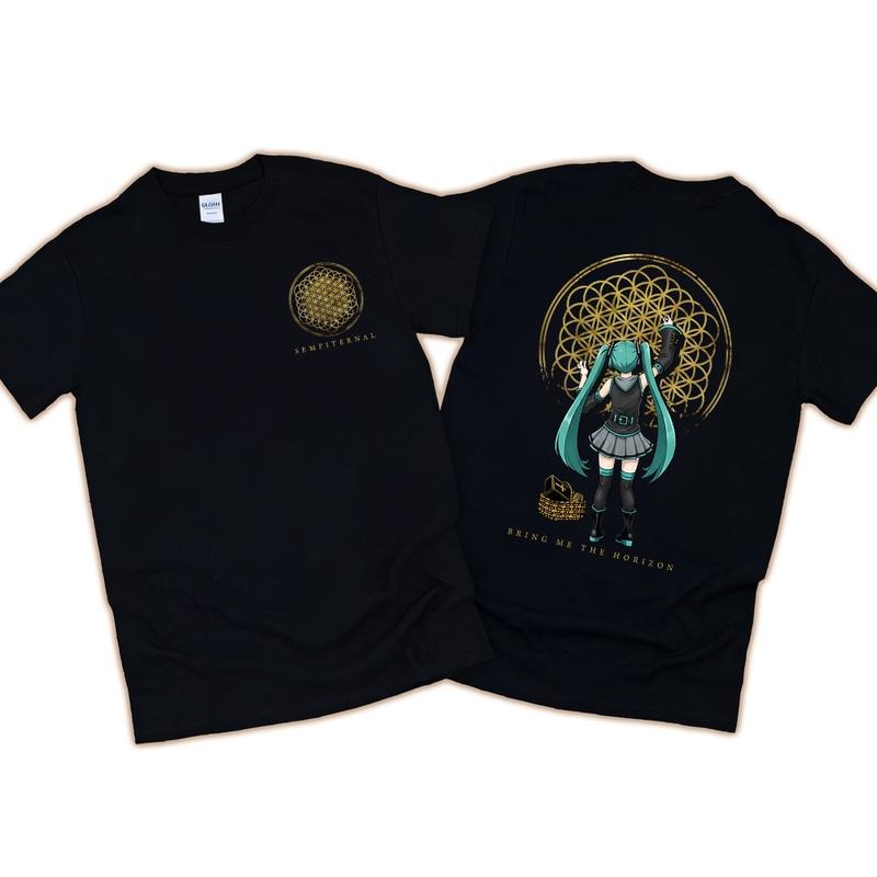 Bring Me Vocaloid Shirt Myku Horizon Rock Vocaloid T-Shirts
