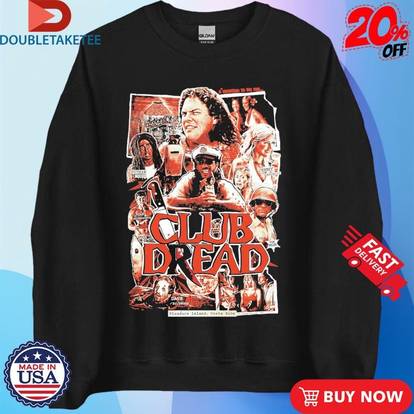 Broken Lizard Creeporama Club Dread Pleasure Island Unisex , , , Long Sleeve Tee