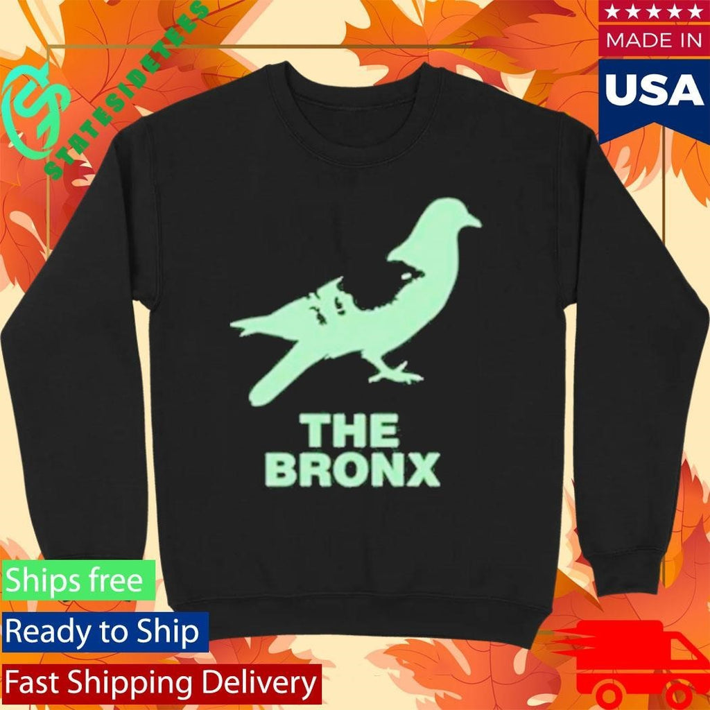 Bronx Native The Pidgeon Drop Shoulder Shirt Unisex , , , Long Sleeve Tee