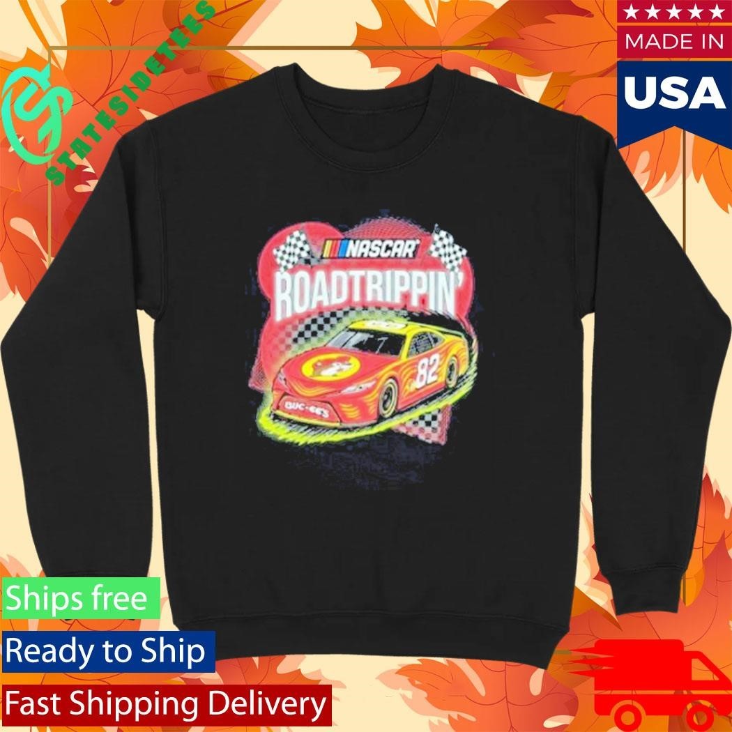 Buc-Ee’s Adult Nascar Road Trippin’ Unisex , , , Long Sleeve Tee