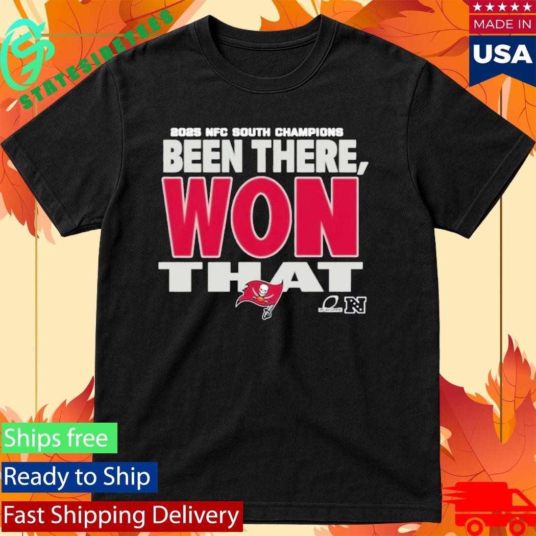 Buccaneers 2025 NFC South Champions Been There Won That Shirt Unisex , , , Long Sleeve Tee