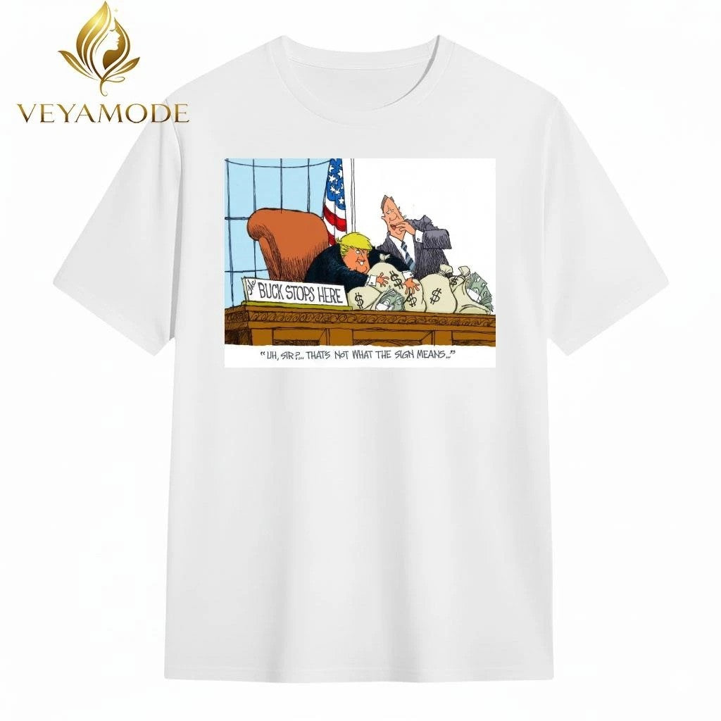 Buck stops here Trump tee Unisex , , , Long Sleeve Tee