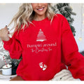 Bumpin Around Tree Pregnancy Pregnancy Announcement Xmas Baby Maternity Funny Pregnancy T-Shirts