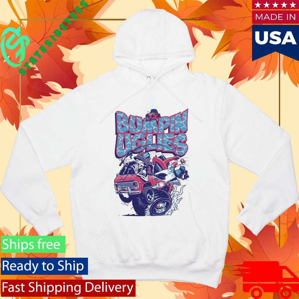 Bumpin Uglies Fishing Truck Shirt Unisex , , , Long Sleeve Tee