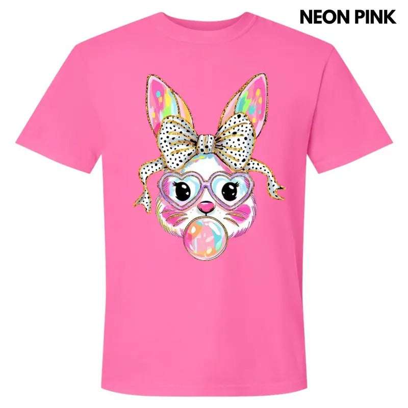 Bunny Coquette Brushstroke Comfort Colors T-Shirts