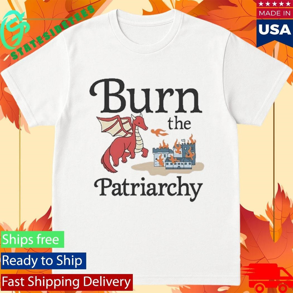 Burn the Patriarchy Shirt Unisex , , , Long Sleeve Tee