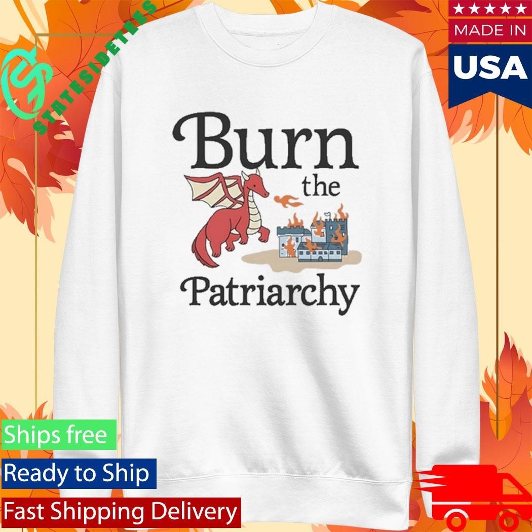 Burn the Patriarchy Shirt Unisex , , , Long Sleeve Tee
